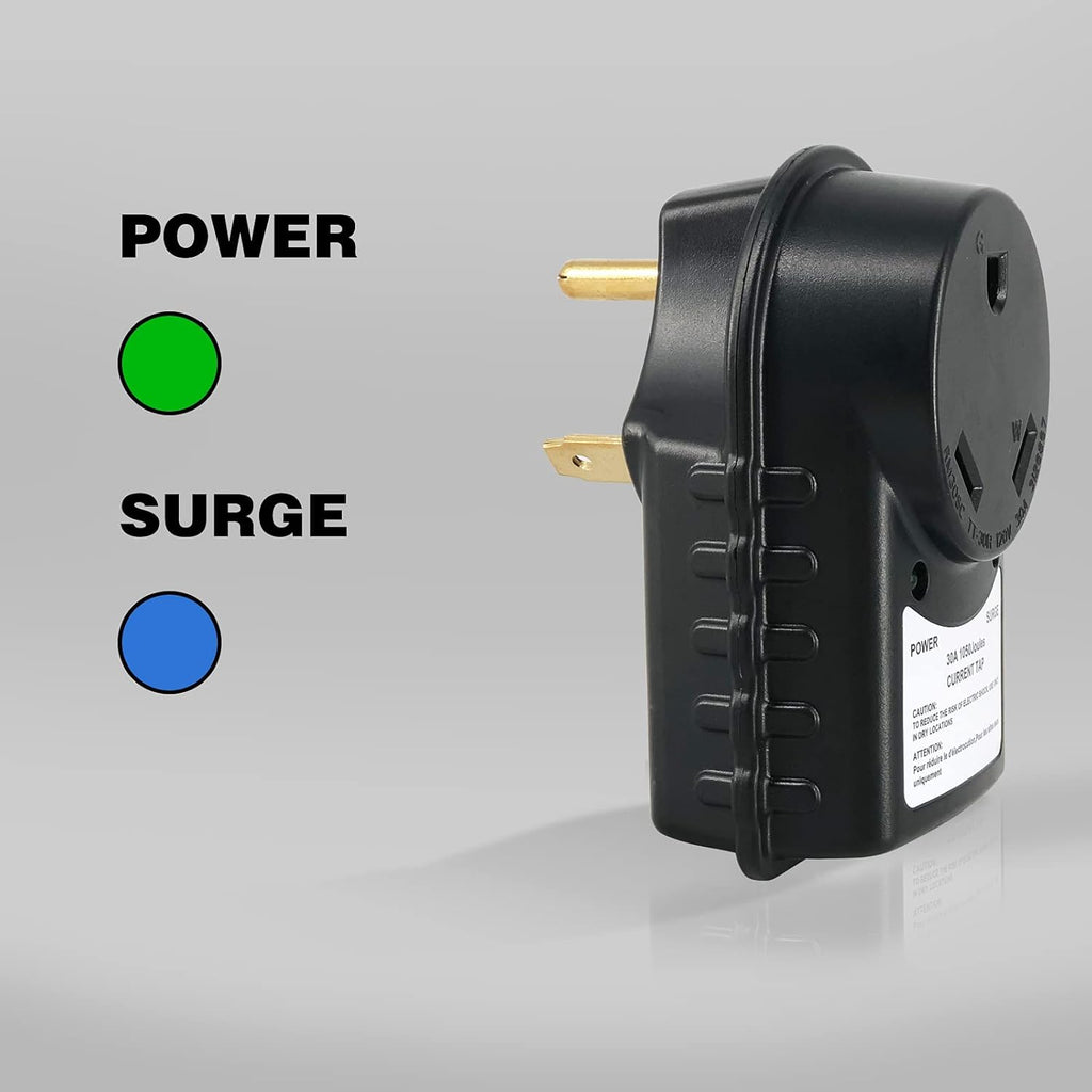 30 Amp RV Surge Protector with LED Indicator Light, Pack of 2 H248