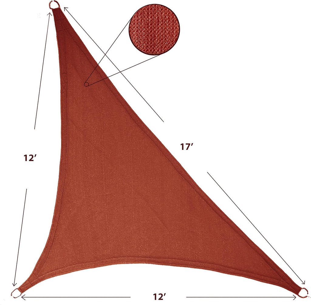 Right Triangle Sun Shade Sail Canopy M375