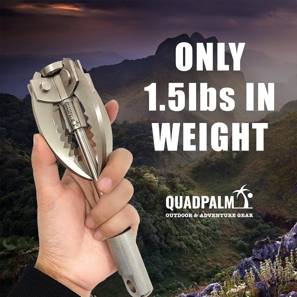 Grappling Hook and Rope 10M Heavy Duty Folding Claws G65153
