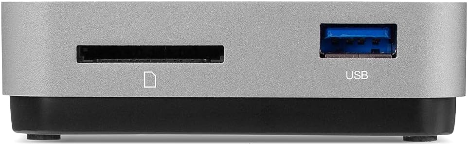 USB-C Travel Dock 5 Port with HDMI SD Card Space Grey Y2865