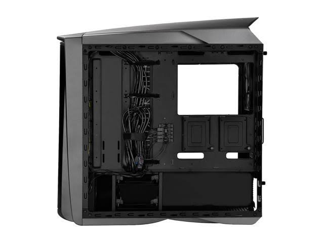 ATX Computer Case Titanium with Red LED K8832