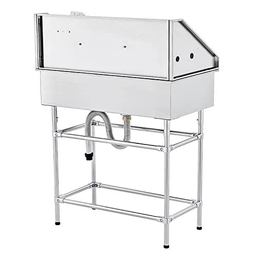 34 Inch Stainless Steel Dog Washing Station R621945