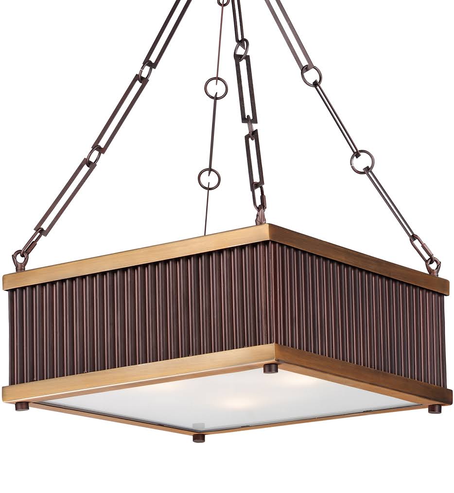 Oil Rubbed Bronze Burnished Brass Pendant Light A59221