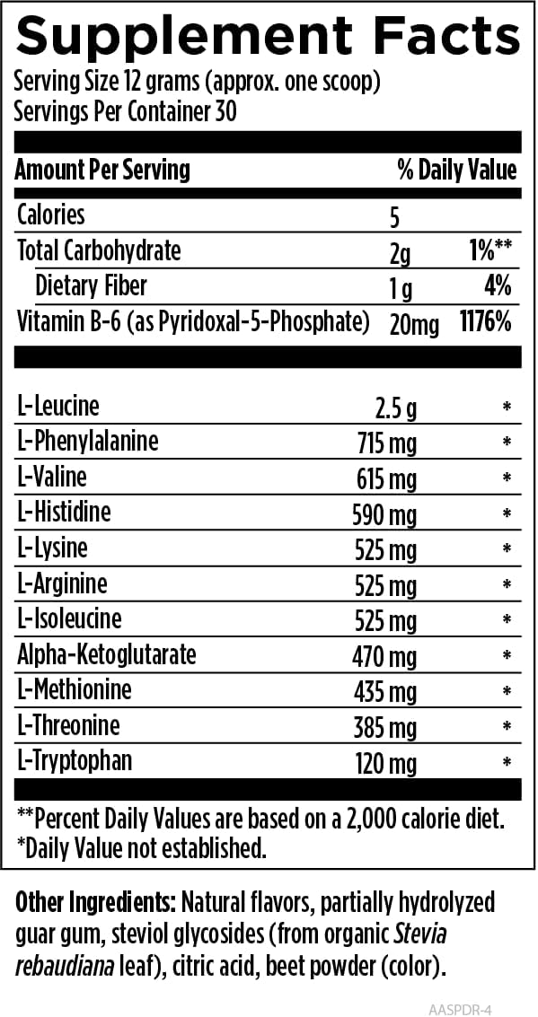Fruit Punch Amino Acid Powder with BCAAs (30 Servings / 360g) X431