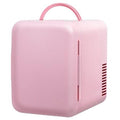 4L Compact Refrigerator Portable Cooler Warmer Pink T337640