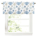 Sage Green Leaf Kitchen Curtains Valances Window Valance Short Topper Rod Pocket Curtain 54x18 Inch Q7683