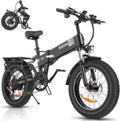 750W 48V 14AH Removable Battery 20" x 4.0 Fat Tire 7-Speed Electric Bike Q978