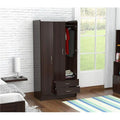 Three Door Wardrobe & Armoire - Melamine & Engineered wood C8363