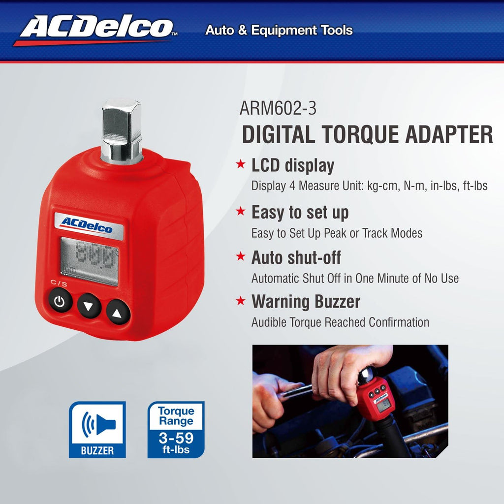 3/8” Heavy Duty Digital Torque Adapter J21885