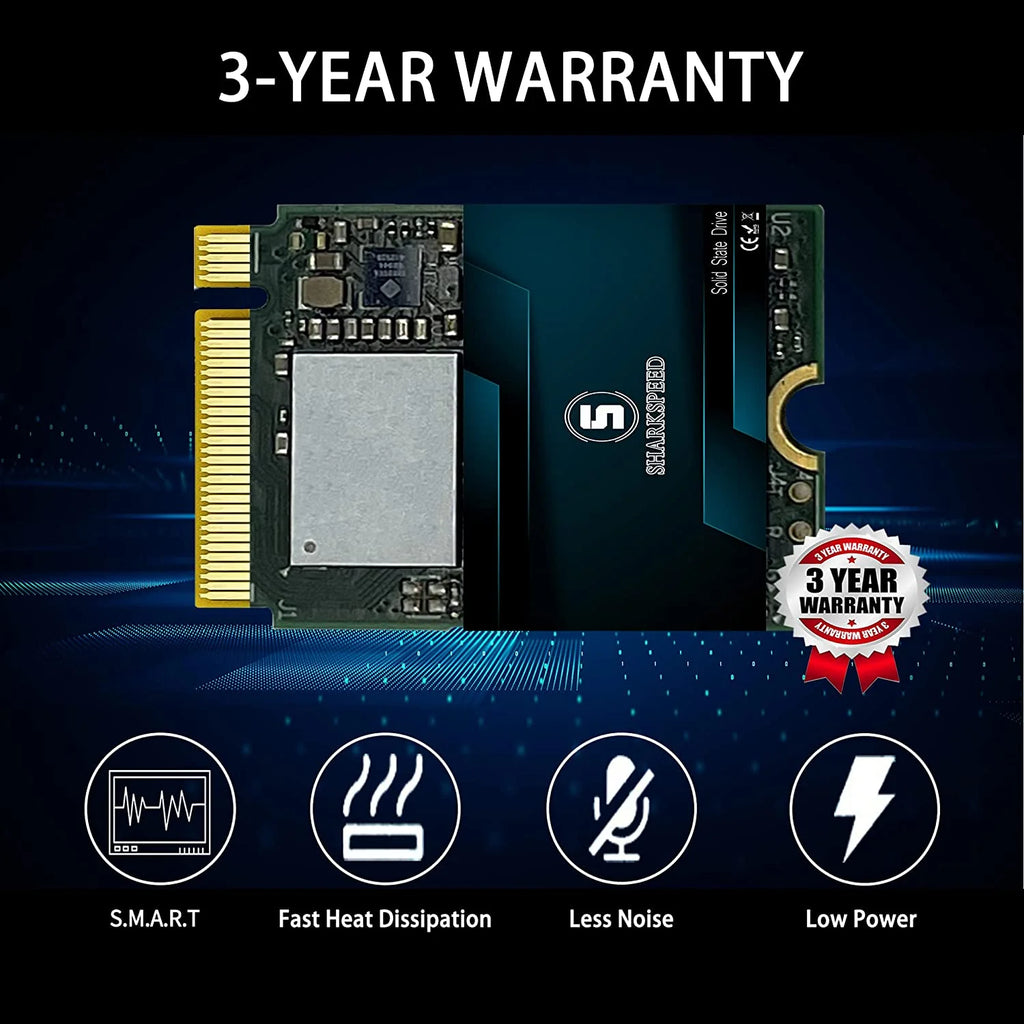 512GB M.2 2230 NVMe PCIe Gen 3.0X4 Internal Solid State Drive A7624