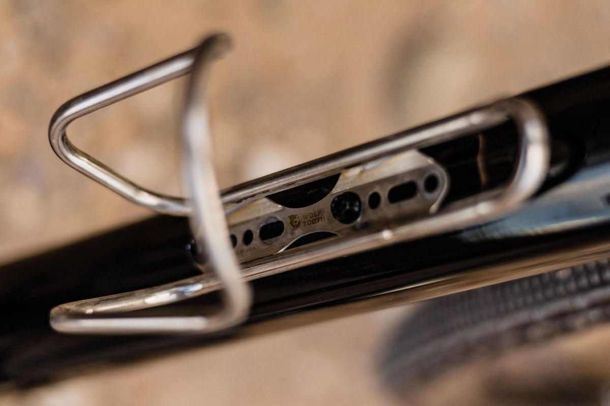 Titanium Silver Bottle Cage D149