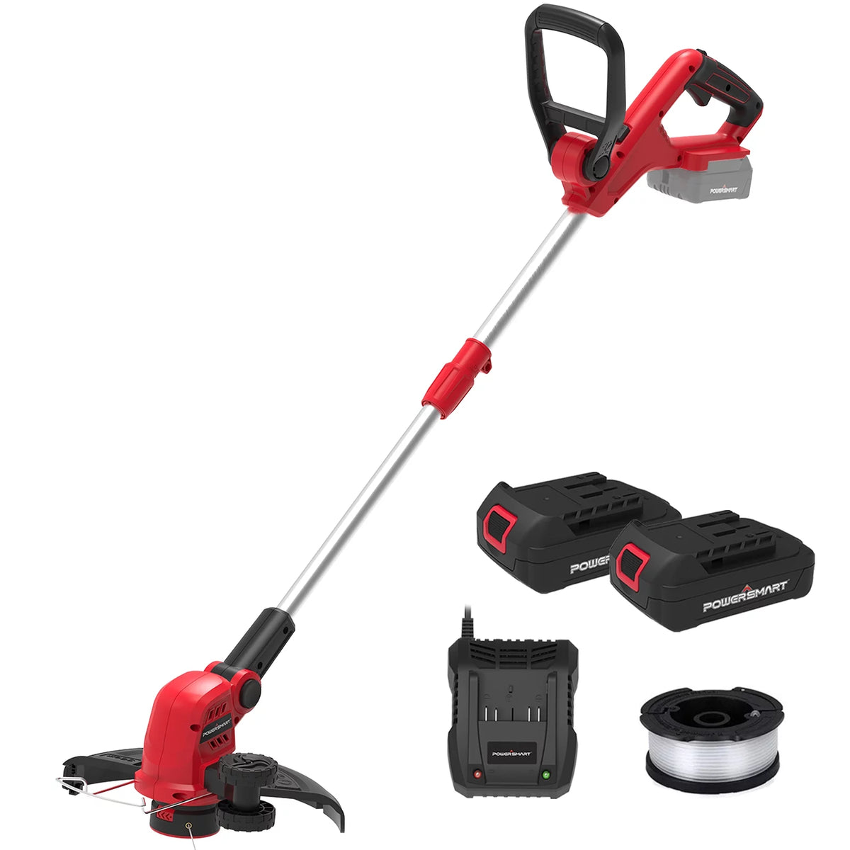 20V 12-inch Cordless String Trimmer with 2 Ah Battery and Charger V165484