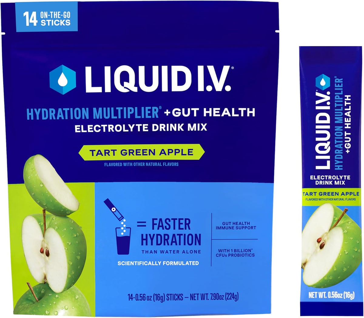 14 Servings Hydration Powder Packets Electrolyte Drink Mix R76482