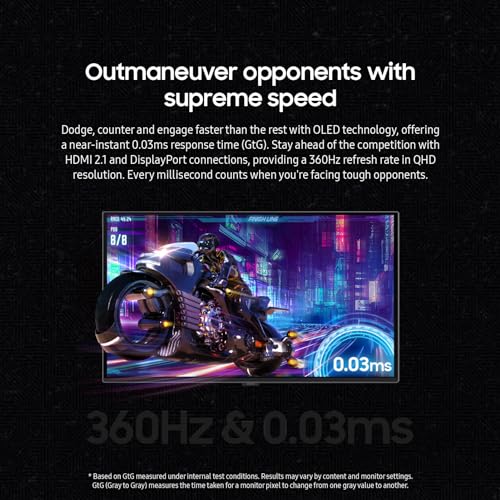 OLED Gaming Monitor with QHD 360Hz K182