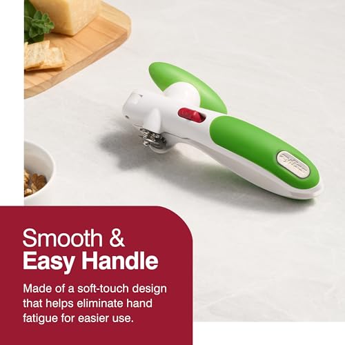 Red Manual Can Opener With Lid Lifter Magnet F364