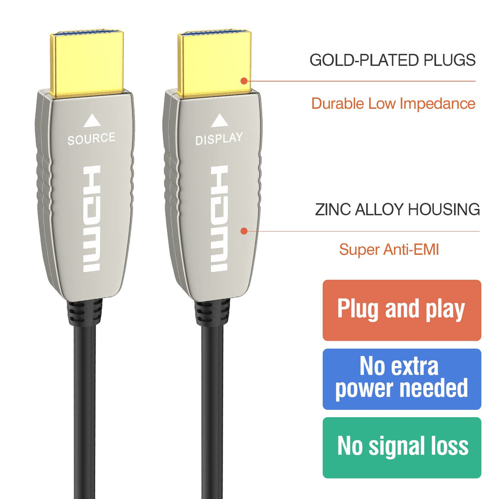 4K60HZ HDR 6 feet HDMI Fiber Cable T47393