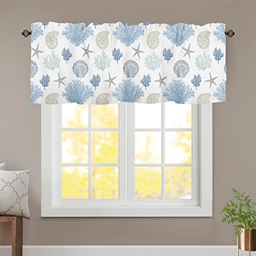 Sage Green Leaf Kitchen Curtains Valances Window Valance Short Topper Rod Pocket Curtain 54x18 Inch Q7683