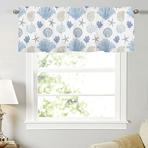 Sage Green Leaf Kitchen Curtains Valances Window Valance Short Topper Rod Pocket Curtain 54x18 Inch Q7683