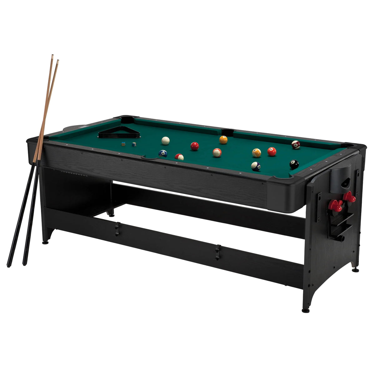 7' 2-in-1 Billiards and Air Hockey Game Table H14334