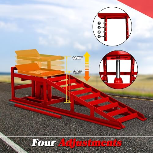 Hydraulic Car Ramps 5T 10000lbs Low Profile Vehicle Ramps N2085
