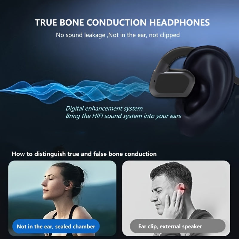 Bone Conduction Headphones Wireless 5.3 32G Memory Waterproof Swimming Headphones X783