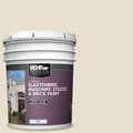 5 gal. Eggshell White Elastomeric Masonry Exterior Paint F414493