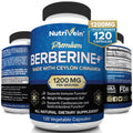 120 Capsules Berberine HCL 1200mg Plus Ceylon Cinnamon F741413