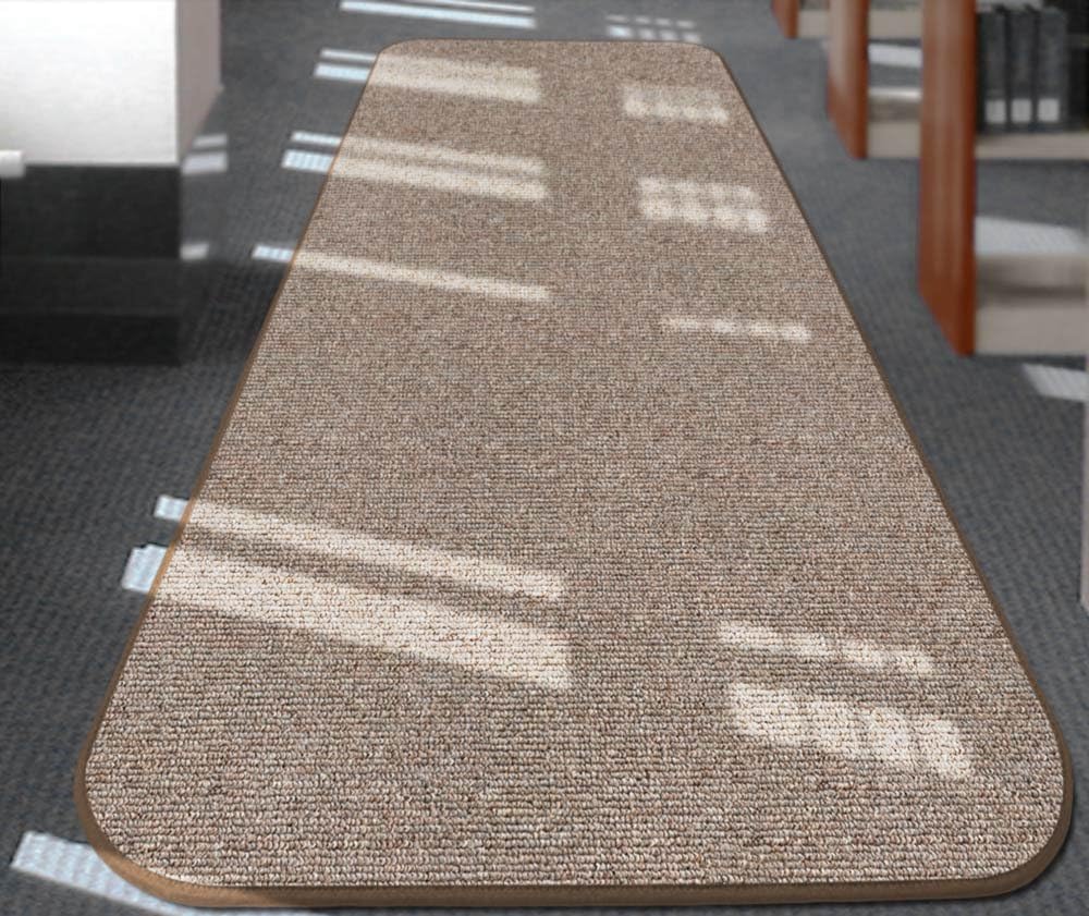 Skid-Resistant Carpet Runner Pebble Beige 24 Feet X 27 Inches J1468