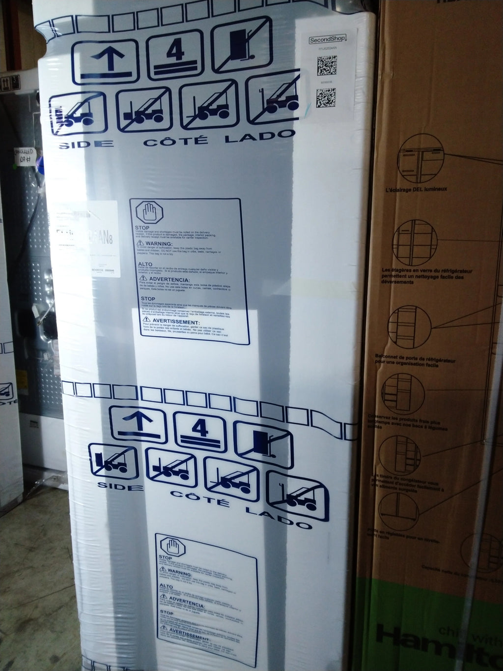 20 CU FT. Upright Freezer with Auto-Close Doors A542235