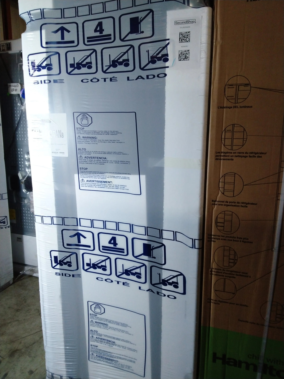 20 CU FT. Upright Freezer with Auto-Close Doors A542235