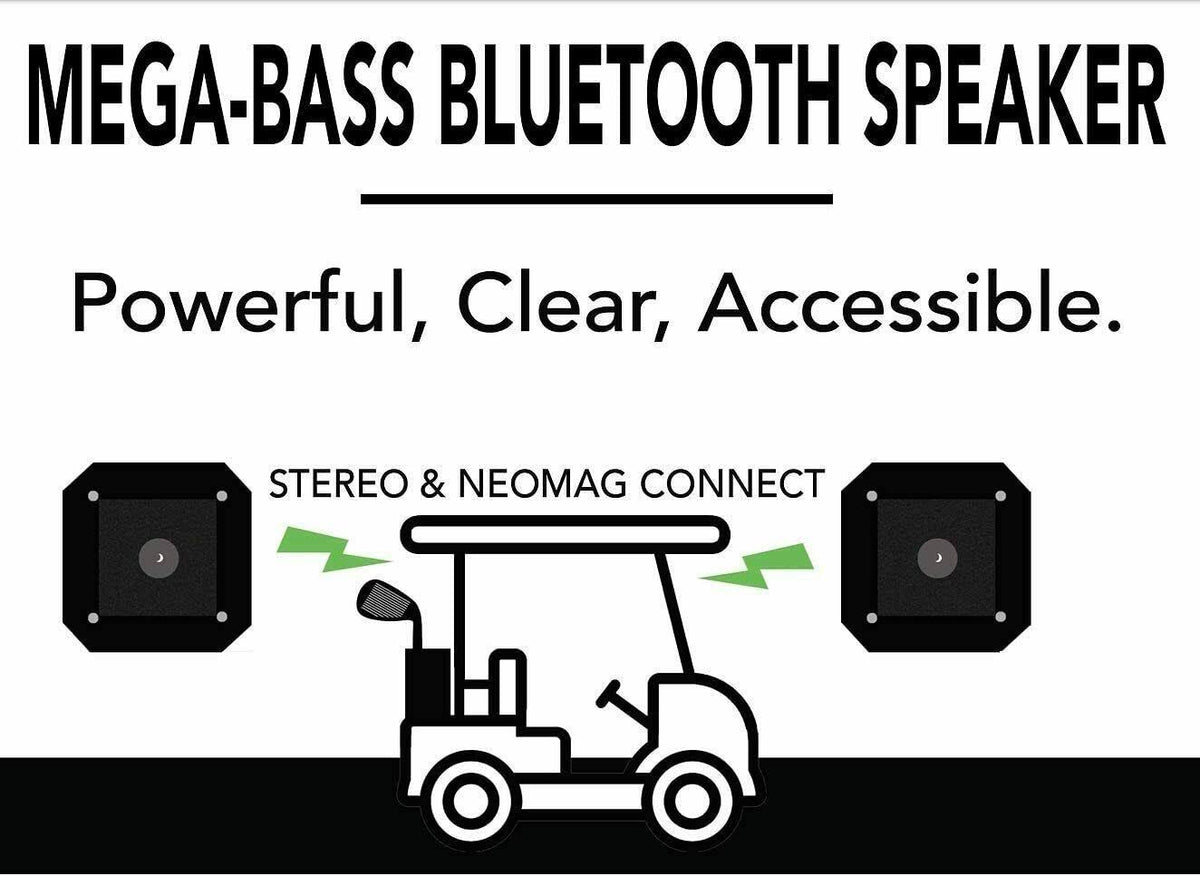 Portable Bluetooth Speaker with Magnetic Golf Cart Mount F13749
