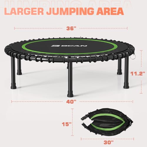 40" Fitness Trampoline with Durable Bungees F4904