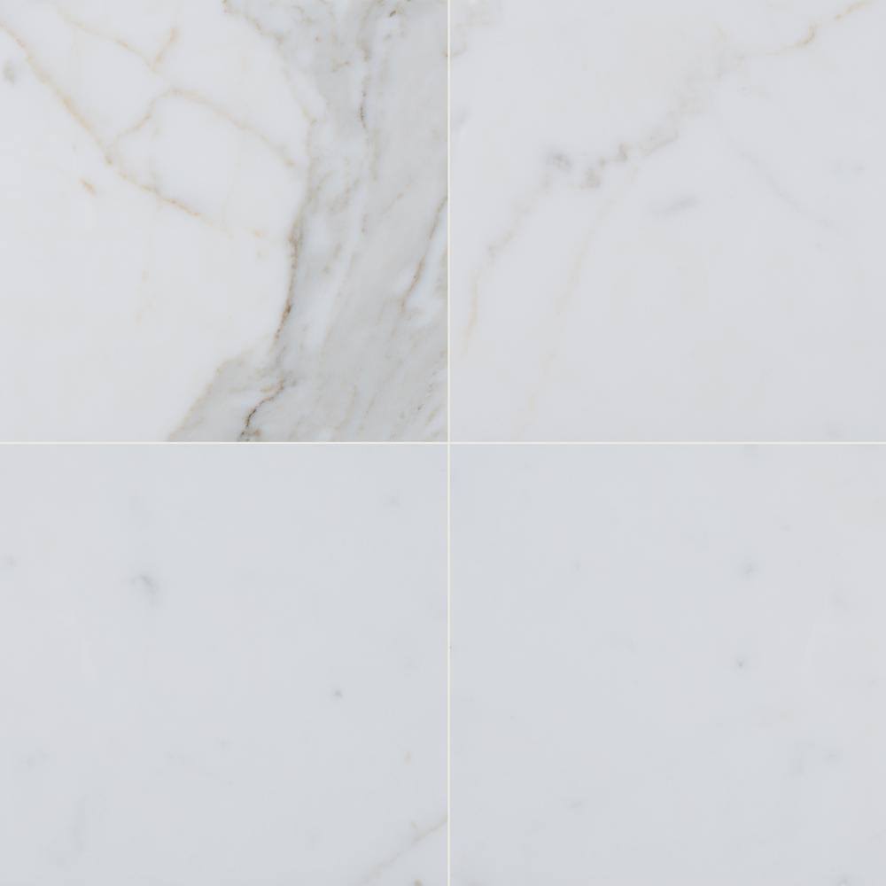 Calacatta Gold 12 in. x 24 in. Polished Marble Tile D56882