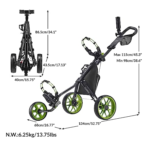 3 Wheel Lightweight Golf Push Cart X506