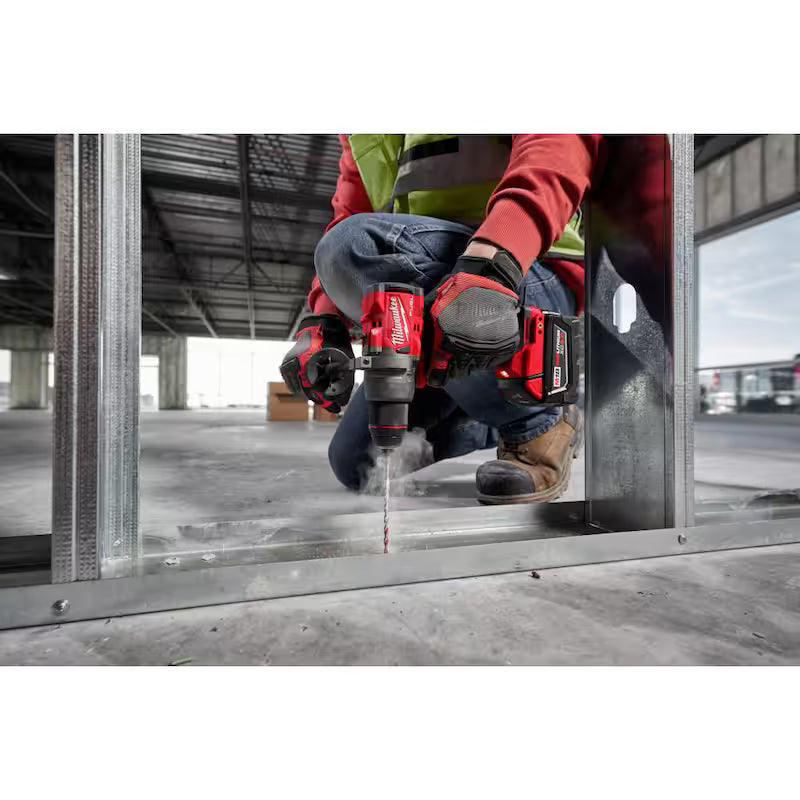 18-Volt Lithium-Ion Brushless Cordless Hammer Drill Driver Kit and Impact Driver E765
