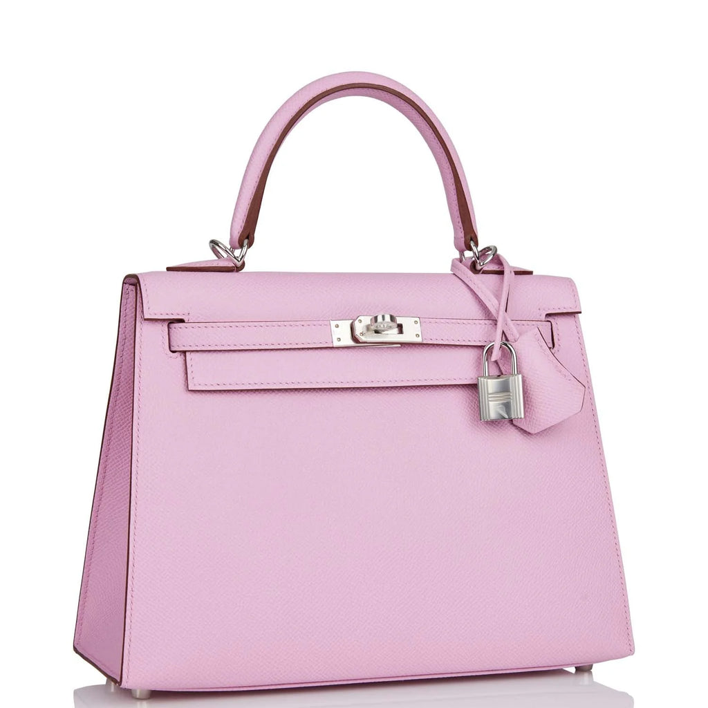Mauve Sylvestre Epsom Palladium Hardware Handbag B9511