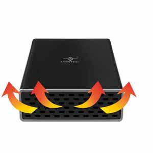 Black USB 3.0 Dual SATA SSD/HDD Raid Enclosure U789173