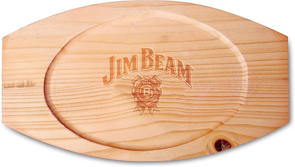 Cast Iron Skillet with Wooden Plate and Handle Cover P194