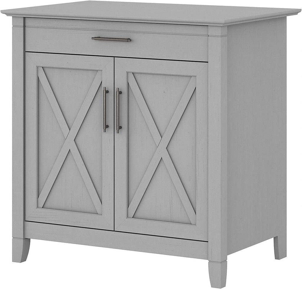 Secretary Desk with Keyboard Tray and Storage Cabinet P864