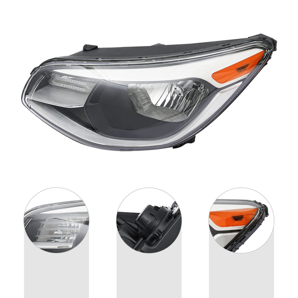 Halogen Headlight with Clear Lens for Kia Soul L787651