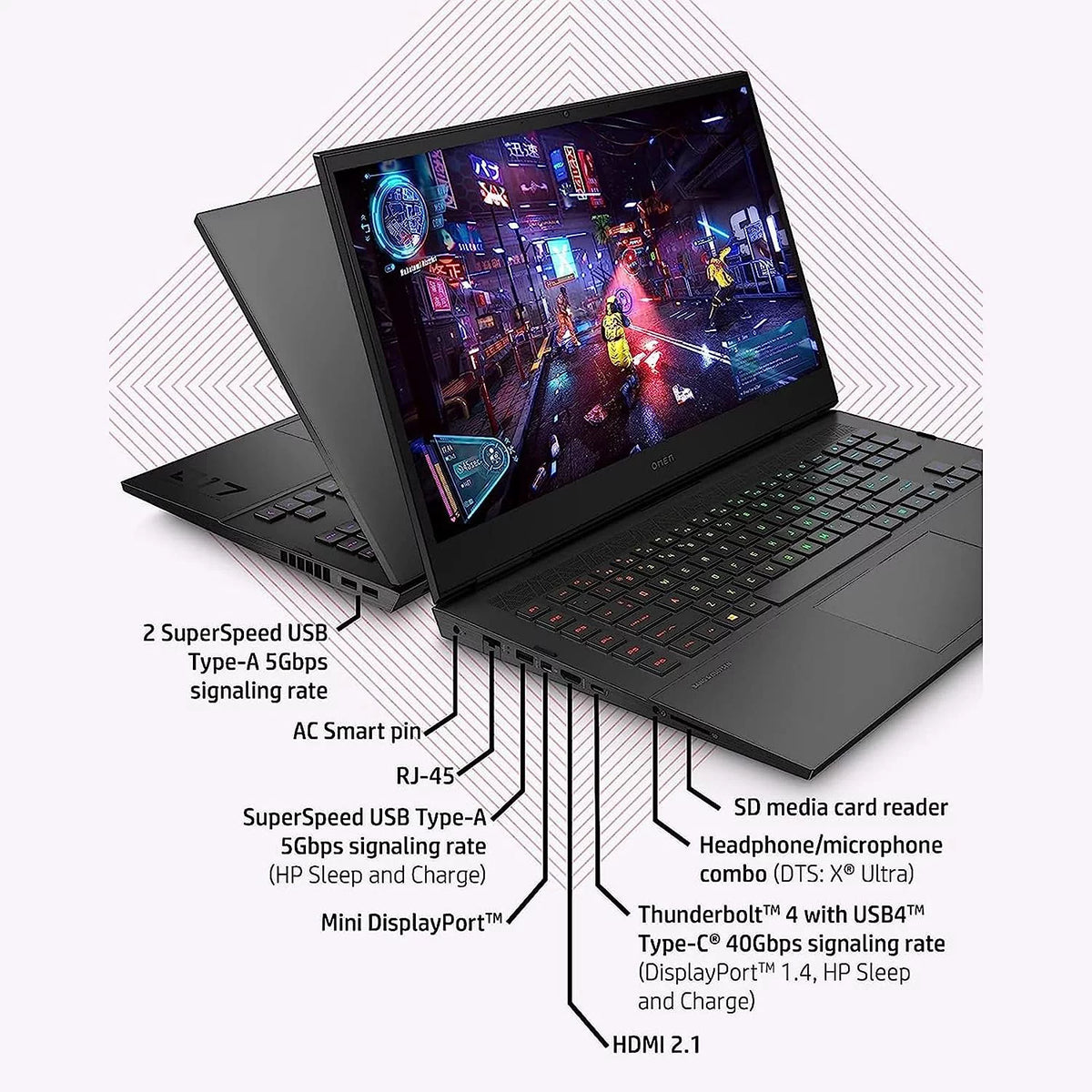 17.3" 165Hz Gaming Laptop Intel Core i7 32GB DDR5 1TB SSD RTX 3070Ti O9273
