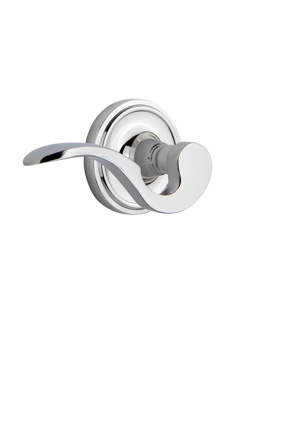 Bright Chrome Passage Door Lever Q617936