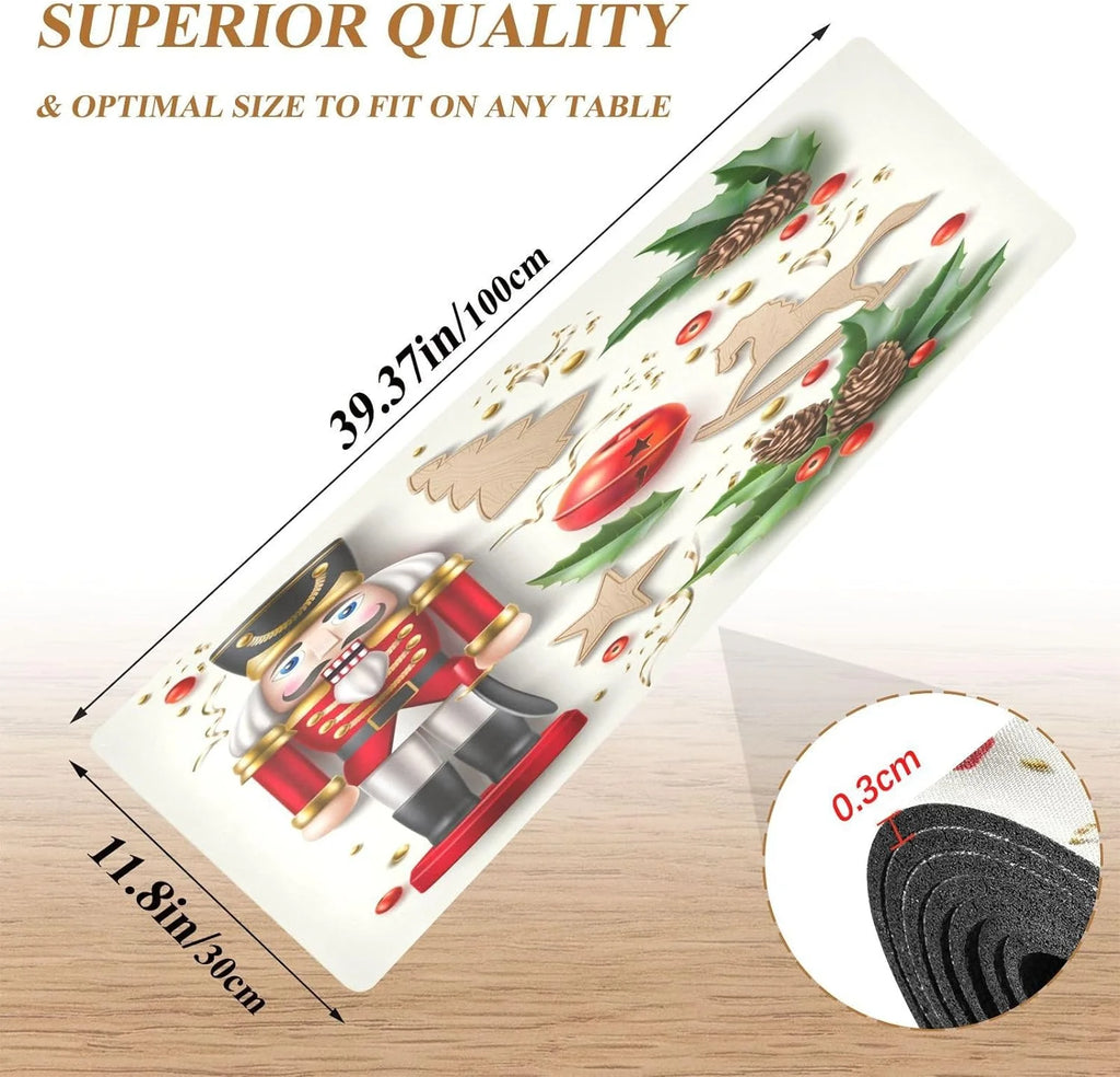 Nutcracker Christmas Trivets for Hot Pots and Pans Waterproof Table Mats T719249