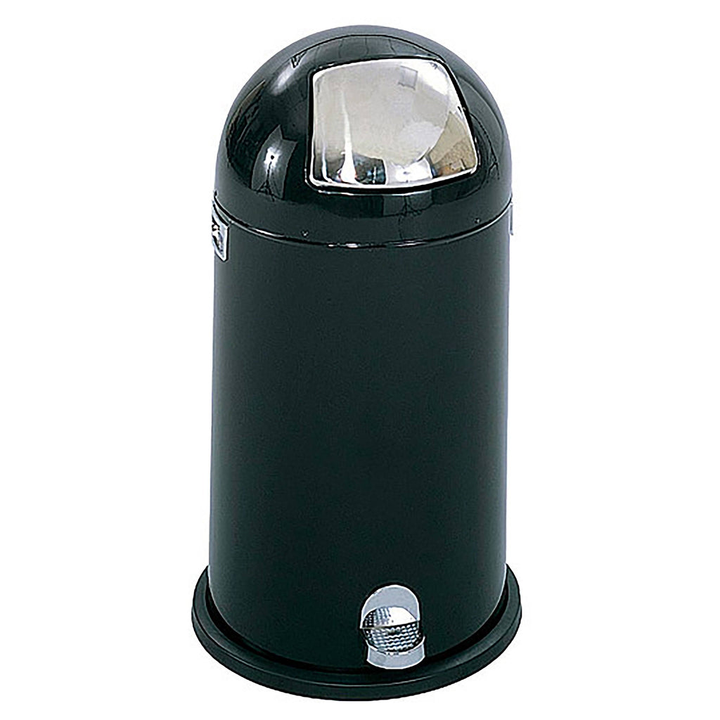 White Dome Step-On 12-Gallon Waste Receptacle A252