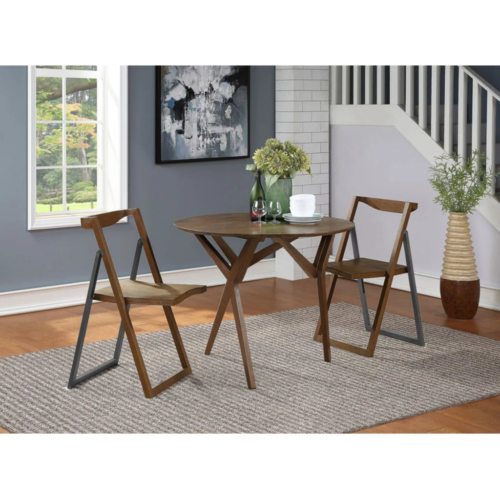 Adjustable Round Wood Dining Coffee Table S26068