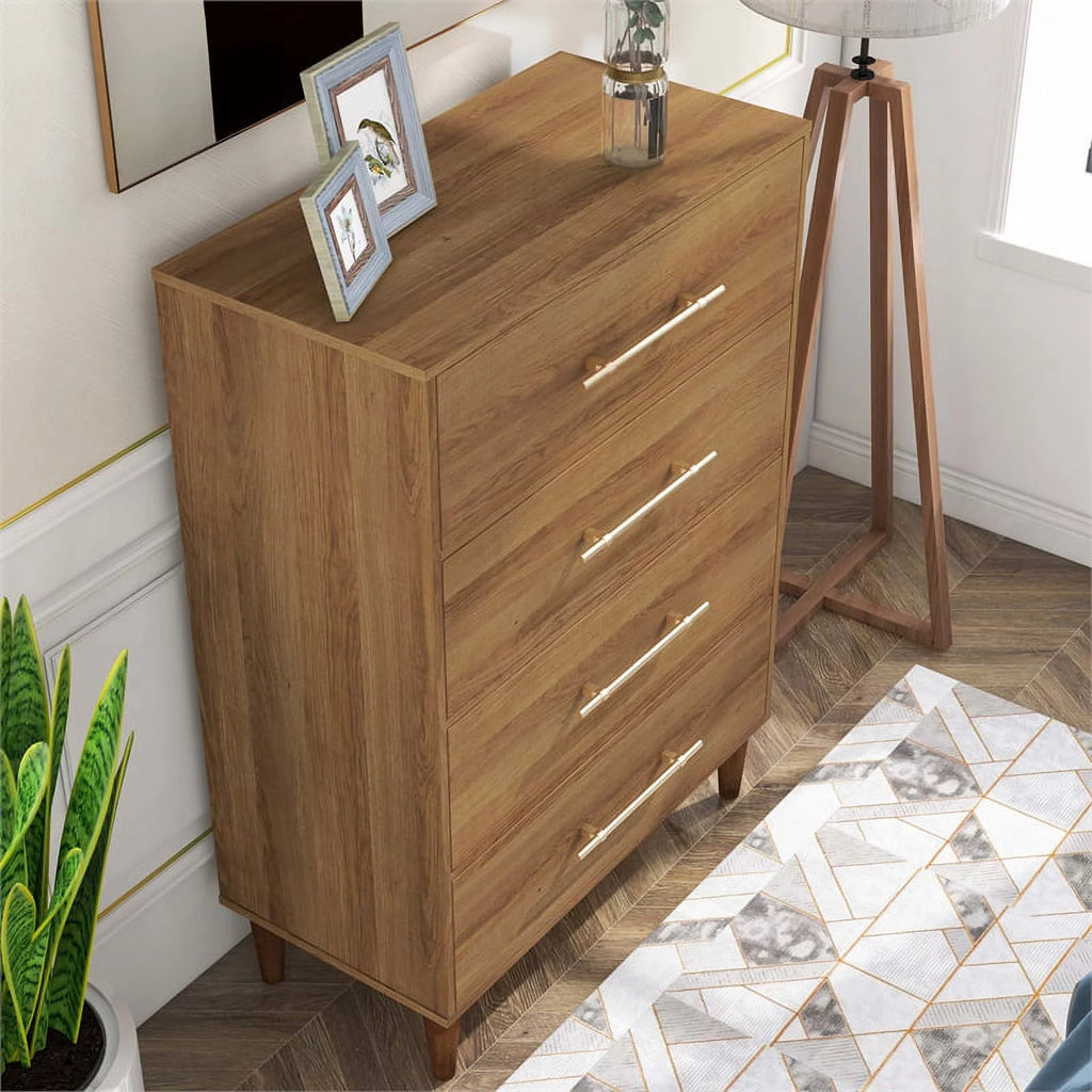 Farmhouse Wood 4-Drawer Chest X5457