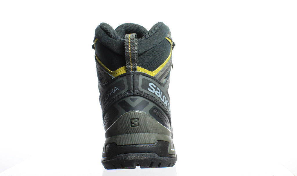 Gray Black Hiking Boots U22861