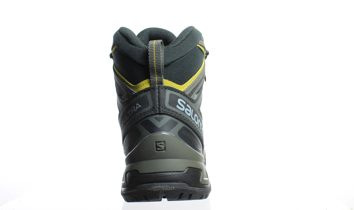 Gray Black Hiking Boots U22861
