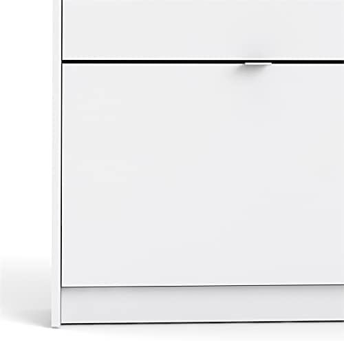 4 Drawer White Shoe Cabinet U4456