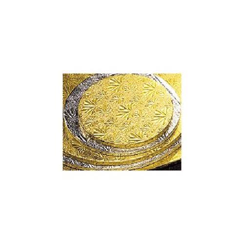 Round Gold Cake Fold-Under Board, Pack of 6 E842